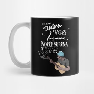 Olhinhos de noite serena (dark tees version) Mug